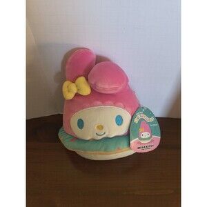 My Melody  Plush Squishmallows Sanrio Stuffed Animal Beach Donut Floaty 2023 NWT